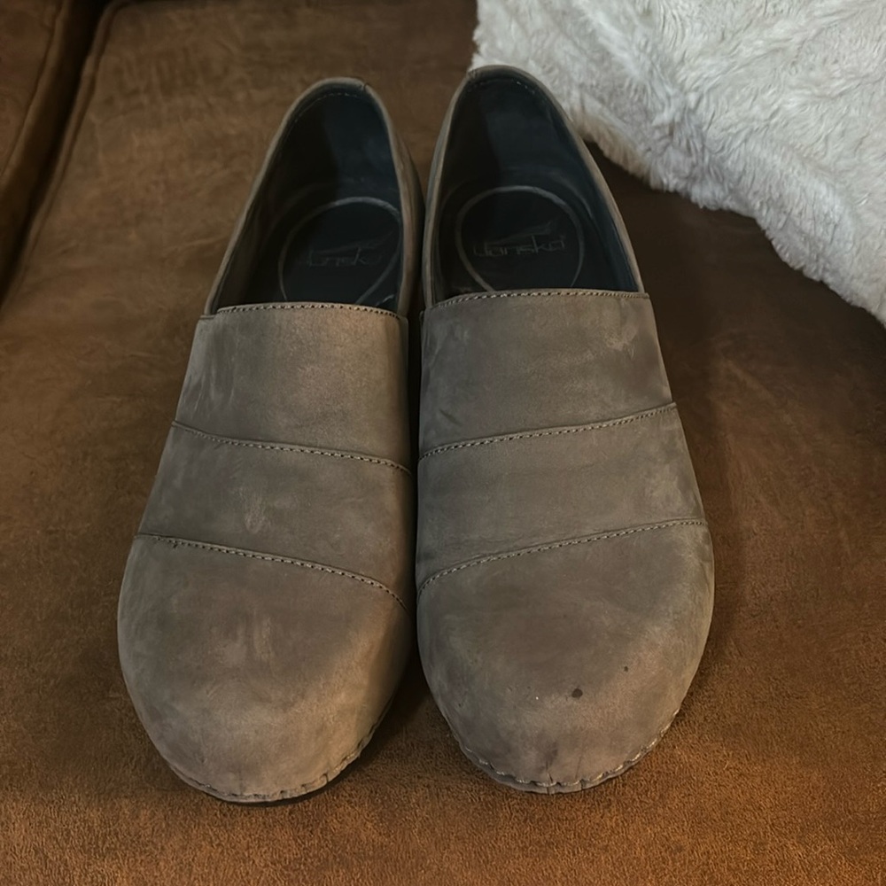 Gray Leather Dansko